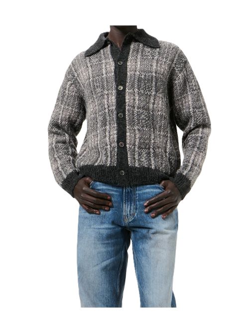 Grand Check Fuzzy Alpaca EVENING POLO Our Legacy | M4263EGGRAND CHECK FUZZY